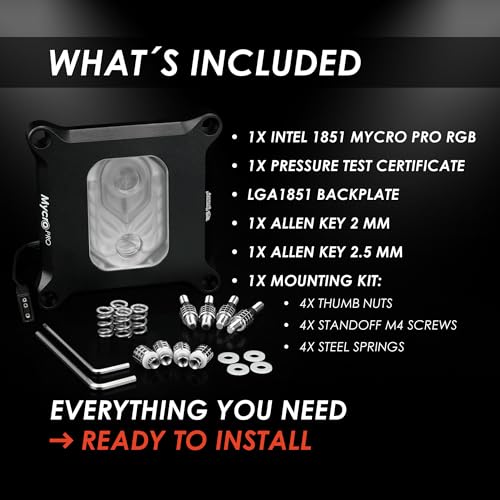 Refroidissement CPU Intel Thermal Grizzly Mycro Pro contre la surchauffe