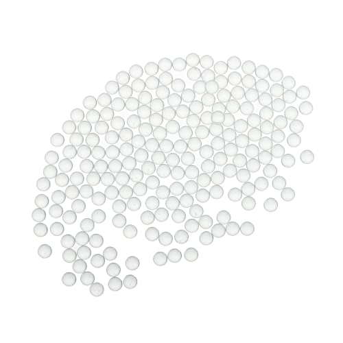 Mixing Glass Tools Experiment Glass Beads Round Clear Glass Boiling Stones Lab Glass Bead Lab Instruments Equipment (As Shown) T Tool Zeolite Paint Tools #TOP26