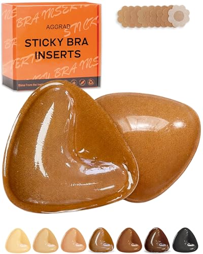 Image of Double Sided Sticky Bra Inserts, Ultra Instant Volume, Push Up Adhesive Bra Pads