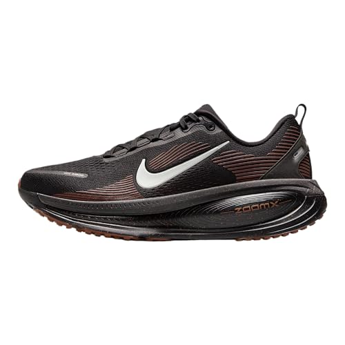 Nike Tênis de corrida masculino Vomero 18 (preto/marrom veludo/ocre deserto/pedra
