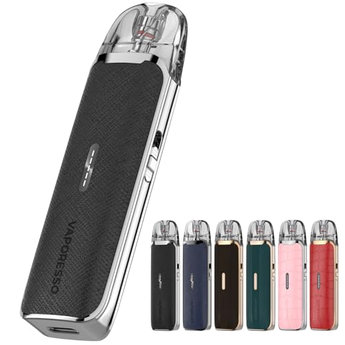 �y���K�i�zPOD�^ �d�q�^�o�R Lu-xe Q3 Kit �x�|���b�\ ���N�X Q3 �X�^�[�^�[�L�b�g 1450mAh 20W�̏o�� �G�A�t���[������ MTL���� 3ml �R���p�N�g �x�C�v �j�R�`���t���[ ���L�b�h�Ȃ� (Classic Black)