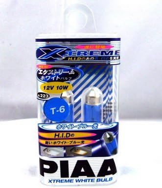 PIAA (Type T10 Dome Light) 19223 Xtreme White Mini Car Accessories Light Bulb Wedge Bulb