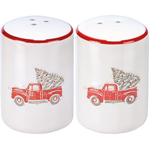 Primitives by Kathy Salt & Pepper Set - Red Truck