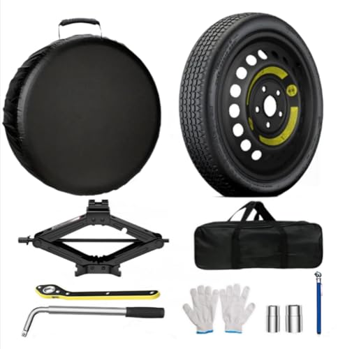 RJ-MODINI- Spare Tire Kit Fits 2011-2026 Toyota Sienna [Including Hybrid], Includes Tire Changing Kit & Storage Case