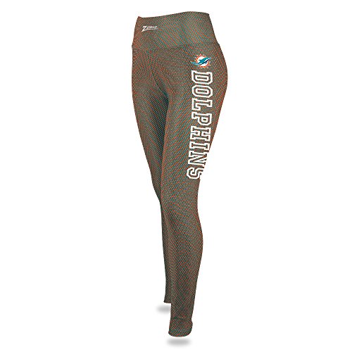 Miami Dolphins Orange/Marina Printed MESH Legging XS