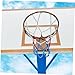 ARTSEWPLY 1pc Professional Basketball Net Durable Chain Basketball Accessory Sound Regular for Training and Recreation -Color Design Easy to Install