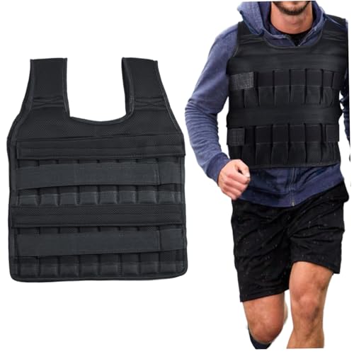 Weighted Vest for Men Women UP to 35KG Weighted Vest Weighted Shirt with 32 Weight Pocket Padded Strength Training Weight Vests, No Weights Outdoor Exercise And Sport Equipment - Image 4