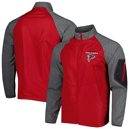Image of Dunbrooke Men's NFL Hurricane Raglan Full-Zip Windbreaker Jacket
