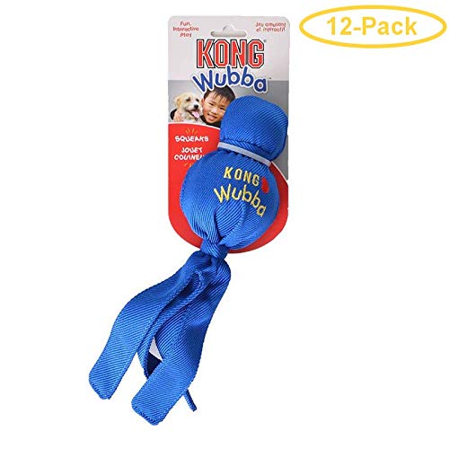 KONG Wubba Dog Toy - 12 Count - Large Breeds - Outdoor - Adult Dogs