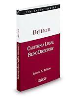 California Legal Filing Directory, Fall 2014 ed. (The Expert Series) 0314620648 Book Cover