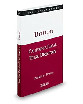 Paperback California Legal Filing Directory, Fall 2014 ed. (The Expert Series) Book