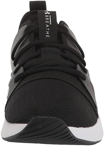 Under Armour Women’s Charged Breathe Cross Trainers, Black (001)/White, 9 | Image 1