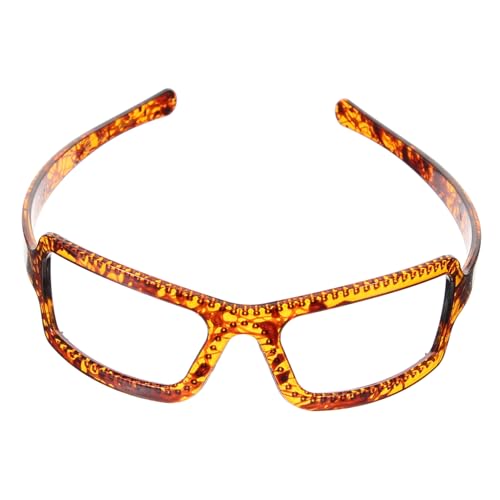 VALICLUD Bandeau Femme Créatif avec Design de Lunettes Accessoire de Mode pour Maquillage Fêtes et Photos pour Valeur Coiffure