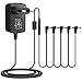 Produktbild Schimer Pedal Netzteil Adapter, Power Supply Adapter Netzteil Adapter für Gitarre Effektpedal 9V DC 1A mit 5 Daisy Chain kostenlosen Kabel für Effektpedal