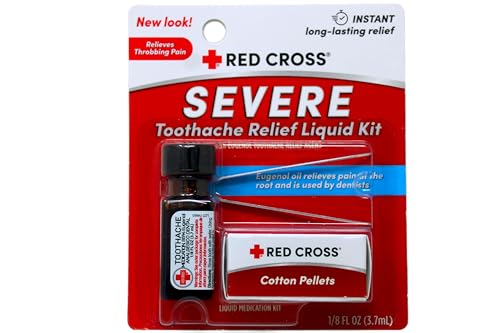 Red Cross Complete Medication Kit for Tooth Pain, 0.125 oz