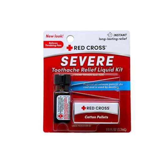 Red Cross Complete Medication Kit for Tooth Pain, 0.125 oz