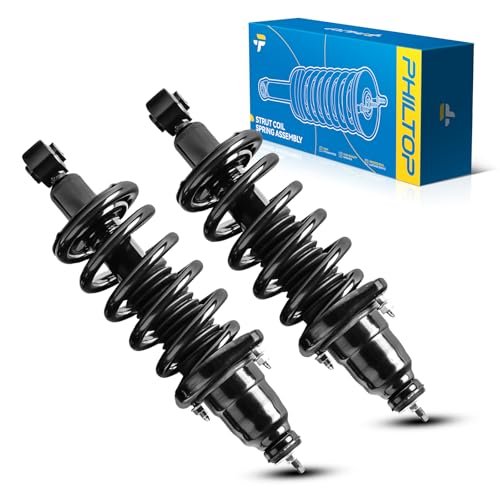Image of PHILTOP Rear Struts Assembly Shock Absorber Direct Fits for Element 2003 2004 2005 2006 2007 2008 2009 2010 2011, Quick Suspension 171101L 171101R, Struts with Coil Spring Assemblies SAA678 Set of 2