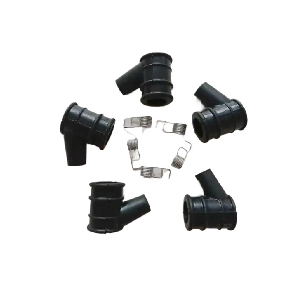 Lot de 5 Capuchons de Bougies d'allumage compatibles avec Les débroussailleuses et tronçonneuses 4500, 5200 et 5800.
