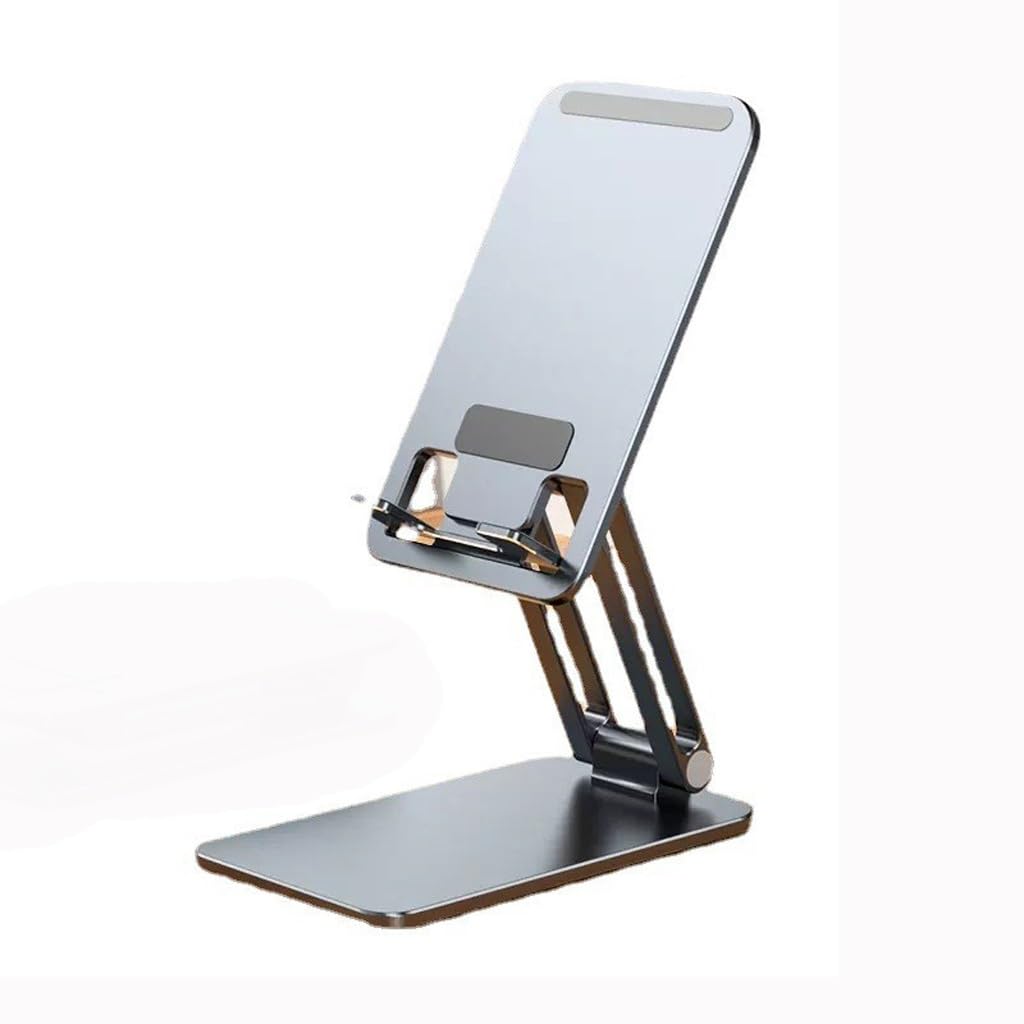 Support pliant en alliage d'aluminium robuste pour smartphone et tablette