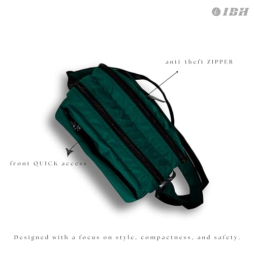 Image of I. B. H IBH Stylish Sling Bag for Men & Women CrossBody small Passport Travel side massanger one strap shoulder bag With Antitheft pocket also Waterproof Durable Adjustable