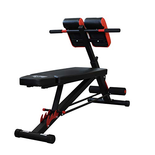 HOMCOM halterbank fitnessbank schuine bank multifunctioneel buiktrainer verstelbaar rvs zwart 64 x 146 x 73,5-85 cm - Image 8