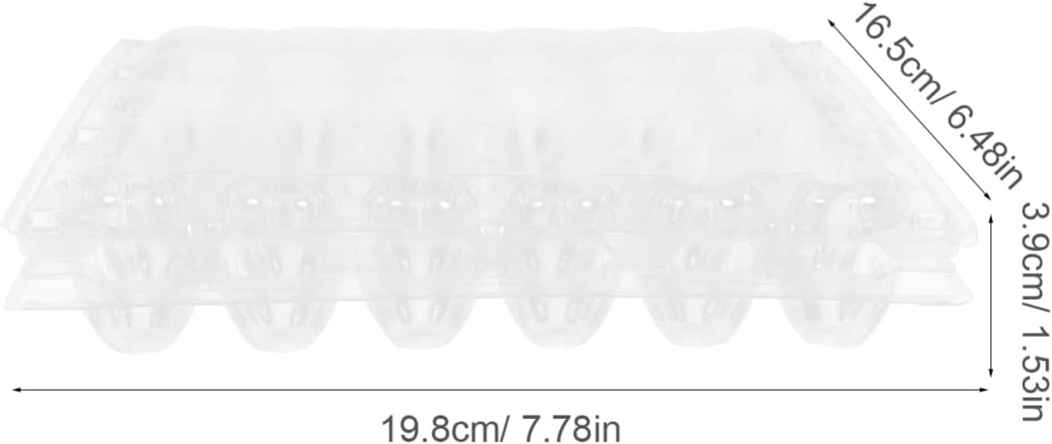 25pcs Quail Egg Cases Reusable Plastic Egg Packaging for Home Market and Supermarket Storage Compact Cavity Design