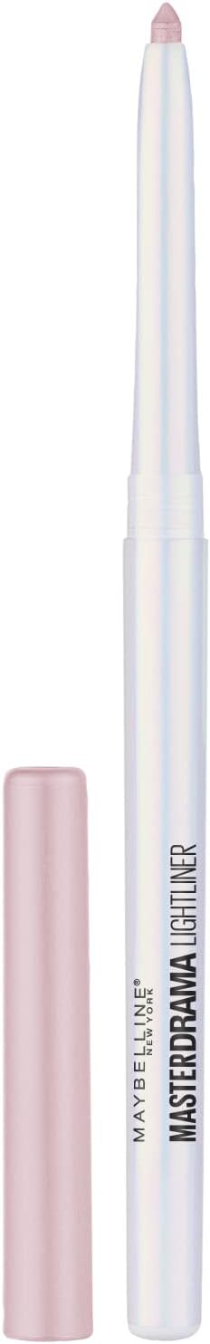 Maybelline New York Master Drama Lightliner Göz Kalemi, 25 Glimmerlight Pink, Metalik Açık Pembe