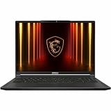 MSI AI A2HW Stealth 16 AI A2HWGG-008US 16" Gaming Notebook - QHD+ - 240 Hz - Intel Core Ultra 9 285H - 32 GB - 1 TB SSD - Core Black - Intel Chip - 2560 x 1600 - Windows 11 Home - NVIDIA GeForce RTX 5
