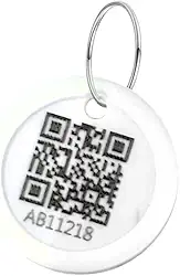 Placa de Identificação Pet com QR Code Tag Localização Rápida para Cães e Gatos Marca – AnimallTag