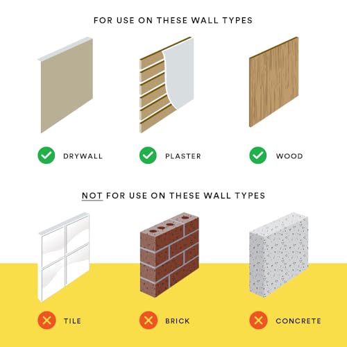 OOK 50615 Professional Picture Hangers, Art Hangers, Padded, Brass, Reusable Picture Hooks, 20lb (15 set) - Image 4