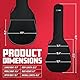 Gator Cases Gig Bag für Akustik-Bass-Gitarren (GBE-AC-BASS), Schwarz