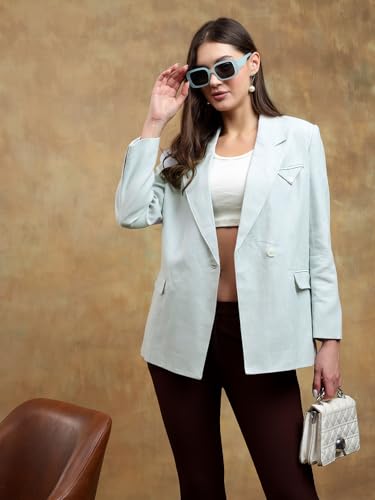Image of KOTTY Womens Cotton Blend Standard Length Elegant Style Coat - Classic Style with Modern Detailing