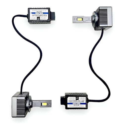 Image of D-Series 'D3S /D8S' 110W Hi-Power HID to LED (Set of 2) 6000K - (Cool White) | Car HID to LED Headlight Bulbs Conversion Kit | ONE Year Guarantee | for BMW, Mercedes, Audi, Skoda, etc