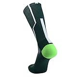 TCK Player ID Jersey Number Crew Socks Dark Green White Singles (Medium, BLANK - Single Sock)