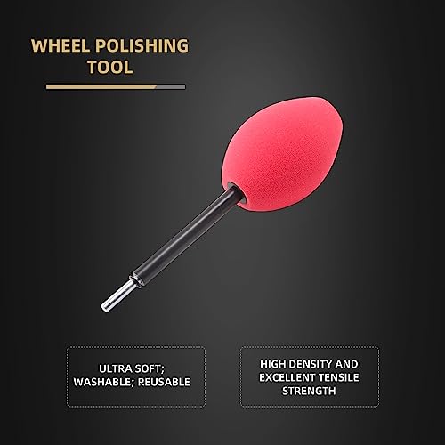 SPTA Wheel Rims Polisher, Polishing Ball, Polishing Cone, Metal Wheel Polishing Tool, Ball Buster Wheel and Rim Polisher System Attaches to Standard Household Drill - Image 6
