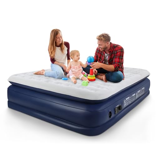 AVENLI Luftmatratze Für 2 Personen - 191x137 Cm Campingbett Mit Coil Beam