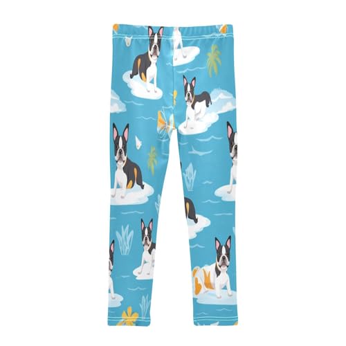 Bolaz Toddler Girls Leggings Printed Yoga Pants Leggings Swimming Dog for Kids2