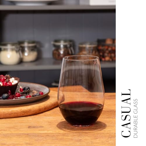 Image of Krosno Wine Glasses Set of 6, 19.6 oz, Harmony Collection