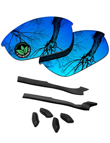 Image of Raydi Replacement Lenses & Rubber Kits for Oakley Half Jacket 2.0 OO9144 | Half Jacket 2.0 XL Rectangular Sunglasses