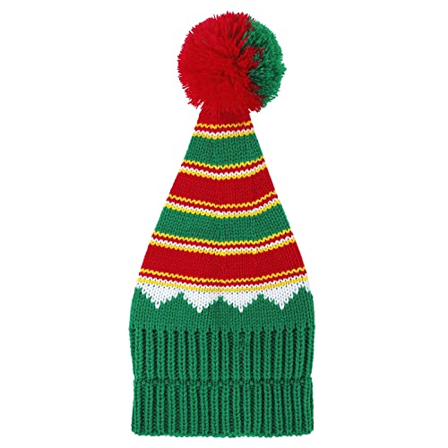 American Trends Christmas Santa Hat for Children Xmas Kids Knit Hat Soft Warm Baby Beanie for Baby Toddler Infant4