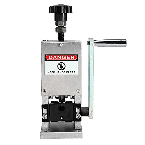 BEAMNOVA Manual Wire Stripping Machine Hand Crank Stripper for Scrap Copper with Drill, Feeding Panel and Screws