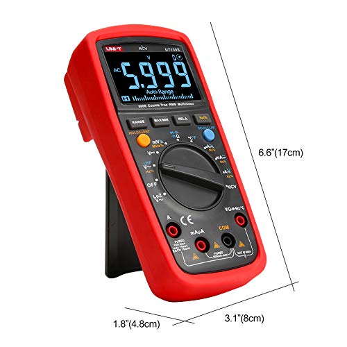 Image of UNI-T True RMS Digital Multimeter UT139S, Auto /Manual Range 6000 Counts NCV LPF /LoZ (ACV) Analog Bar Bandwidth Measures AC DC Voltage AC DC Current Resistance Capacitance Frequency Temperature Duty Cy