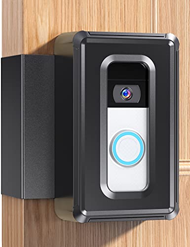 DG-Direct Video Doorbell Door Mount, Hanger Bracket Holder for Home, No Messy Wires or Screws (Black)