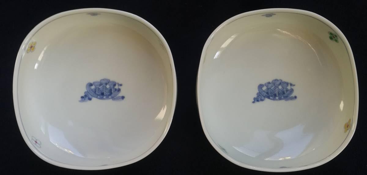 Amazon.co.jp: 有田焼 長吉窯 一人鉢 2点セット オランダさん柄