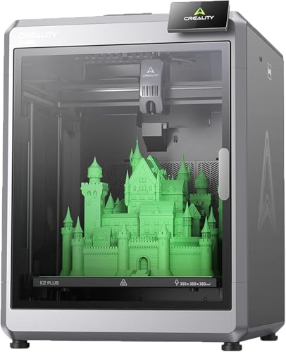 Image of 3IDEA Creality K2 Plus 3D Printer, Support Multi Color Printing Needs CFS, Max 600mm /s Fast Printing, Dual AI Cameras, Full-auto Leveling, Ready-to-Use FDM 3D Printers,Build Volume 350x350x350mm