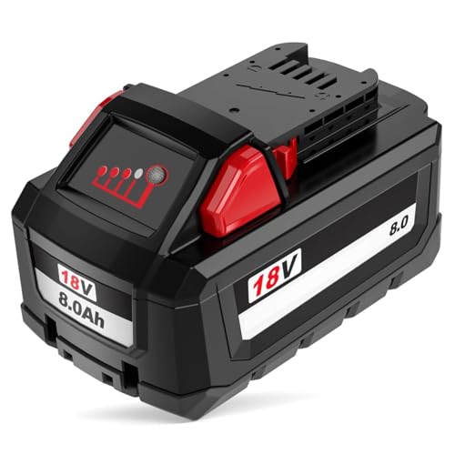 Batterie Milwaukee 18V 6000mAh + Caricabatterie - 2 Pezzi, Compatibili Con Serie M18 - Foto 3