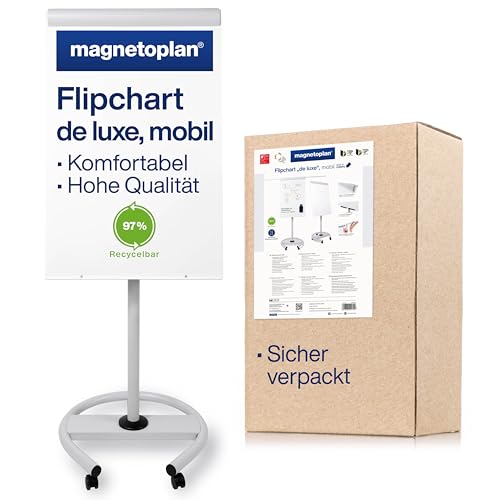 magnetoplan 12270F13 - Rotafolios con ruedas, blanco - imagen 2