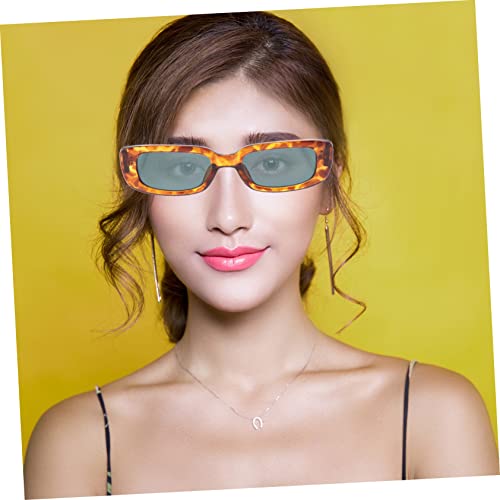 BESPORTBLE 1pc Square Sunglasses Leopard Print Frame Unisex Fashion for Outdoor Activities Driving Parties Travel Comfortable Ergonomic Fit Stylish Uv4