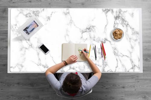 Sous-main de bureau idéal à la maison pour le télétravail en marbre