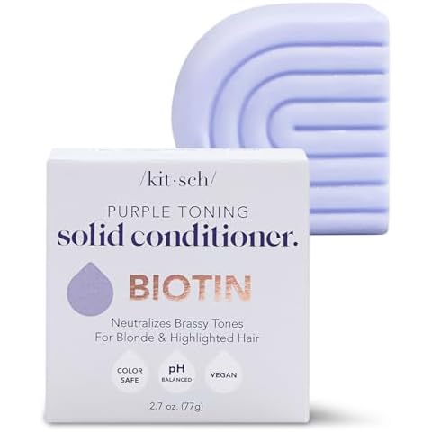 Kitsch Purple Conditioner Bar for Blonde Hair Cover